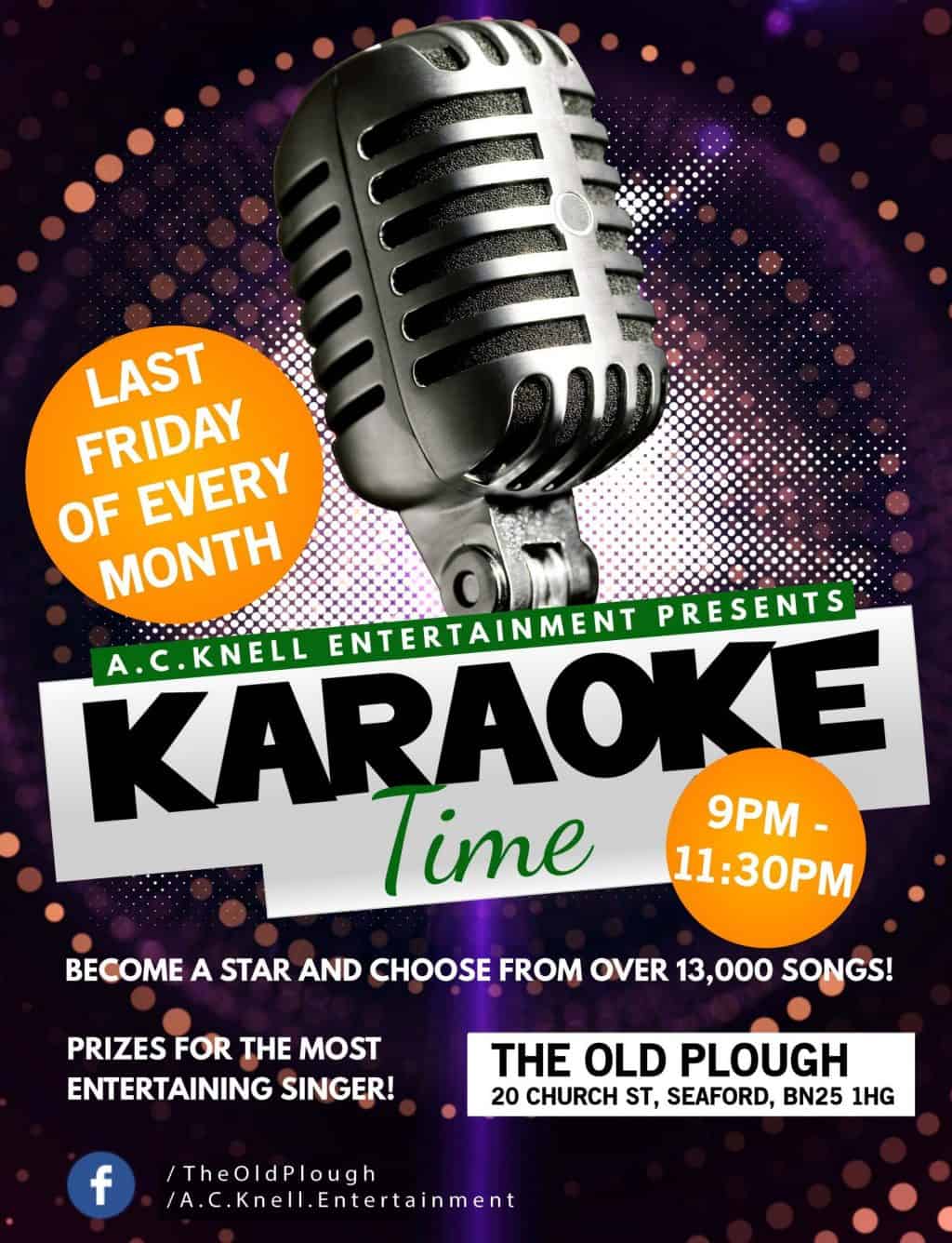 Karaoke Time at The Old Plough Seaford