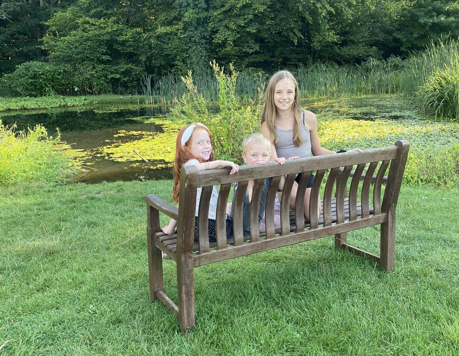 Chloe, Katie & Jake at Heaven Farm in September 2022