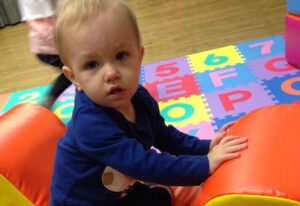 Chloe on Soft Play