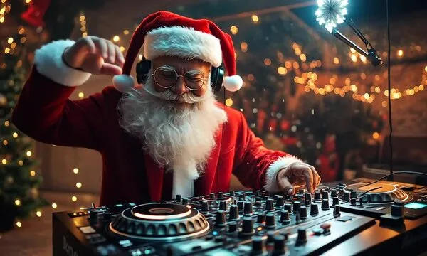 Christmas DJ Father Christmas